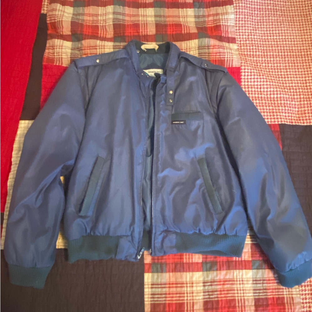 Member’s Only Insulated Racer Jacket with Zipper Sleeves (42)